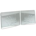 Front Rear Floor Pan For 1955-1957 Chevrolet Chevy All Models Steel Silvery Cab 4pcs