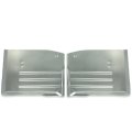Front Rear Floor Pan For 1955-1957 Chevrolet Chevy All Models Steel Silvery Cab 4pcs
