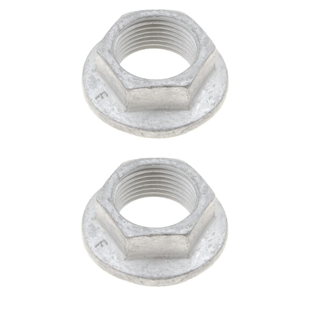 Spindle Nuts For Chevy Impala 2010 2011 2012 2013 Front Or Rear 2 Pieces Alloy Steel Fine Thread 34mm Hex Replacement 10257766
