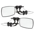 Pair Of Towing Mirror Extenders 360 Degree Adjustable Universal Fit Trailer Tow Mirrors For Car Truck Rv Extension 