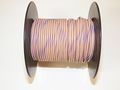 Tan Violet Striped 18 Ga Awg Gxl Wire 100 Spool For Automotive Truck Motorcycle Rv General Purpose Copper 94 O D Abrasion 