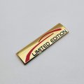 Chrome Metal Limited Edition Logo Car Emblem Premium 3d Badge Auto Rear Trunk Sticker Side Fender Decal Gold