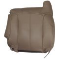 Front Driver Side Top Lean Back Replacement Microfiber Leather Seat Cover Tan 522 For Chevy Silverado Avalanche And Gmc Sierra 
