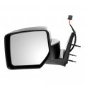 Black Power Side View Mirror Driver Left Lh For 07-11 Dodge Nitro 