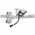 Ocpty Rear Left Side Power Window Regulator Fit For 2006 2007 2008 2009 2010 Hummer H3 W Motor 741-202