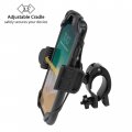 Scosche Hdm3sm-rp Handlebar Bike Phone Mount With Universal Holder Elastic Safety Bands And Adjustable Clamp For Mobile Device