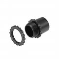 Uxcell Cable Gland Corrugated Tube Connector I 25 Ripple Pipe Joint Clamps 5pcs