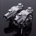 Motorcycle Chrome 7 8 22mm Handlebar 10mm Mirror Thread Mount Holder Clamp Adaptor B01hnofq6s 