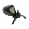 Ocpty Passenger Side View Mirror Compatible With 2010-2014 For Honda Insight Lx Model Black Smooth Power Manual Folding Abs