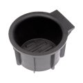 Cup Holder Insert Ford F 150 2009 2010 2011 2012 2013 2014 Black Rubber Adhesive Replacement For 9l3z1513562cb Standard Style