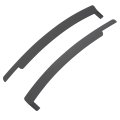 Hecasa 2pcs Lower Windshield Trim Moldings Pair For 1983-1993 Ford Mustang Cobra Coupe Hatchback Convertible Front Window Wiper 