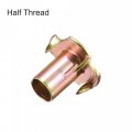 Uxcell M8x16mm T-nuts 4 Pronged Tee Nut Carbon Steel Threaded Inserts For Wood 12pcs