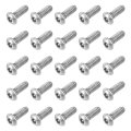 25pcs 6-32 X 3 8 Torx Security Machine Screws 304 Stainless Steel Button Head Bolt Tamper Resistant For Anti-theft Proof Silver 