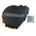 Hongk- Billet Motor Engine Stator Cover Compatible With Kawasaki Zx6r 636 2003-2004 Black Left Side B01bn0iq6k
