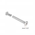 Uxcell Screw Post Fit For 5 16 8mm Hole Dia Male M6x30mm Belt Buckle Binding Bolts Leather Fastener Stainless Steel Sets
