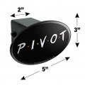 Friends Pivot Oval Tow Trailer Hitch Cover Plug Insert