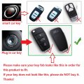 M Jvisun Soft Carbon Fiber Finish Car Key Fob Cover For Audi A1 A3 A4 A6 A8 Quattro Q2 Q3 Q7 R8 Rs3 Rs6 S3 S6 Tt Tts Flip