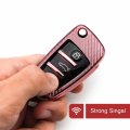 M Jvisun Soft Carbon Fiber Finish Car Key Fob Cover For Audi A1 A3 A4 A6 A8 Quattro Q2 Q3 Q7 R8 Rs3 Rs6 S3 S6 Tt Tts Flip