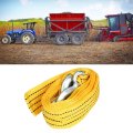 3 Ton Heavy Duty Tow Strap With Safety Hooks Truck Trailer Car Emergency Rope Equipment Meter