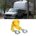 3 Ton Heavy Duty Tow Strap With Safety Hooks Truck Trailer Car Emergency Rope Equipment Meter