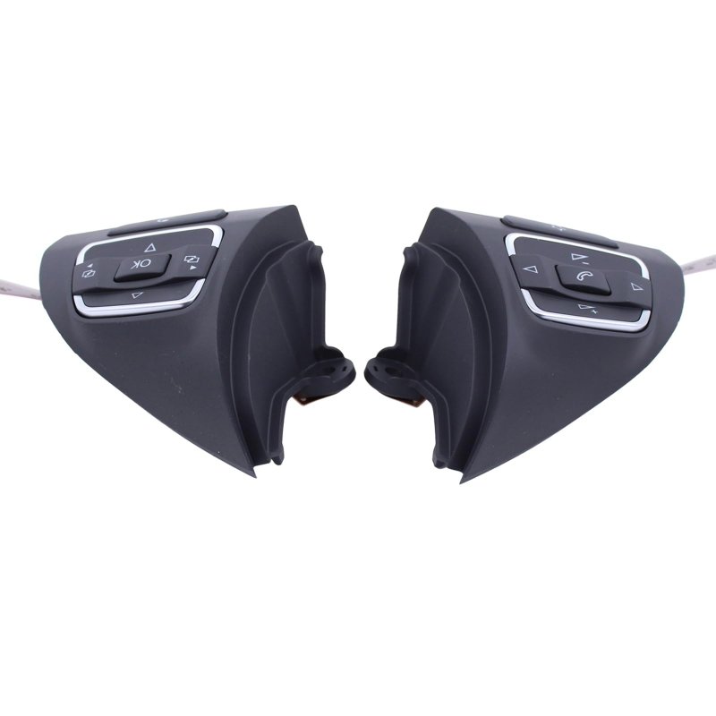 Xtremeamazing 2pcs Left And Right Steering Wheel Control Button For Golf Tiguan Amarok Caddy Jetta