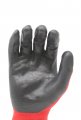 Zone Defense 701crnf Medium Safety Work Gloves Red Nylon With Nitrile Palm Coating Cut And Abrasion Resistant Pack Of 12 