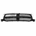 Ch1200357 Factory Style Front Cross Grill Grille Assembly With Black Honeycomb Mesh Insert And Shell Compatible Dodge Durango