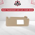 Right Passenger Side Sun Visor Beige Without Light Compatible With Toyota Tacoma 2005 2006 2007 2008 2009 2010 2011 2012
