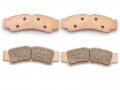 Superatv Front Sintered Brake Pads For 2020 Kawasaki Teryx Krx 1000 Replaces 43082-0196 43082-0197 Copper Extreme Durability 