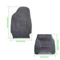 Antuko Seat Cover Front Bottom Top Cloth Gray Replacement For 1998 1999 2000 2001 2002 Ram 1500 2500 3500