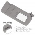 Ocpty Right Passenger Side Gray Sun Visor Without Sunroof Fit For 2006 2007 2008 2009 2010 2011 Toyota Camry 74310-06750-b0