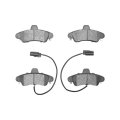 Rear Disc Brake Pads For Mercury Cougar 2001 2002 Semi Metallic Friction High Dust Rating 4 57 In Length 2 12 Thickness 