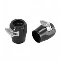 X Autohaux 4pcs An14 Hex Car Hose Finisher Flexible Rubber Pipe Clamp With Screw Band Adapter Fitting For Oil Fuel Water Tube