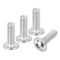 20pcs M10-1 5x30mm Flanged Button Head Socket Cap Screws 304 Stainless Steel Drive Fasteners Bolts Fully Thread Machine Silver 