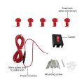 Usonline911 Amber Led Cab Roof Top Marker Running Lights For Ford Jeep Dodge Truck Suv