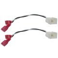 2-pack Upgraded Front Dash Tweeters Speaker Wiring Harness Adapter Connector Plug For 2019-2022 Gladiator Aftermarket Audio 