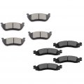 Aintier Automotive Replacement Brake Pads Front Rear Fit Ford Explorer 2006 2007-2010 For For Sport Trac Mercury Mountaineer