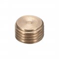 Uxcell Brass Pipe Fitting Hex Counter Sunk Plug G1 4 Male Socket Drive Countersunk Plugs 5pcs