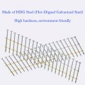Waltyotur 1-1 4inch X 0 092inch Collated Wire Coil Siding Nails 15-degree Full Round-head Ring 3600 Count Hot-dipped Galvanized