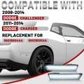 White Led Smoke Lens Side Marker Lights For 2008 2014 Dodge Challenger And 2011 Charger Rear Bumper Fender Parking Lamps