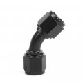 Yxt 8an Female To 45 Degree Swivel Coupler Fitting Adapter Union Aluminium Black 3 4 -16 Unf 