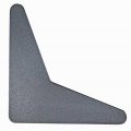 4 In X 90 Degree Solid Gusset B4w25020 Gray Steel Cage Structural Rigidity Support 
