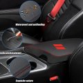Xyhgm Car Center Console Armrest Cover For Dodge Challenger Accessories 2015-2018 2019 2020 2021 2022 2023 Leather Anti-scratch