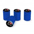 I Love Dick Heart Tire Rim Wheel Aluminum Valve Stem Caps