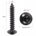 Uxcell Hex Socket Self Tapping Screws M5 X 30mm Carbon Steel Wood Screw 100pcs