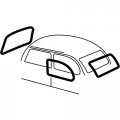 Window Rubber Kits For Beetle 56-64 4 Piece Kit Compatible With Dune Buggy