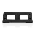 Front License Plate Bracket For Kia Soul 2017 2018 2019 Plus Base Ex Lx Models Replacement Ki1068114 86519b2510 Black Plastic 