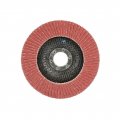 Flap Disc 969f T29 7 In X 5 8 11 80 Grit Precision Shaped Ceramic Abrasive Polyester Film Backing 8500 Rpm Type 29 