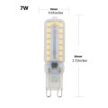 Edearkar 6 Pack 7w G9 Led Light Bulb Dimmable 70w Halogen Equivalent Warm White 3000k 360a Beam Angle Ac110v 380lm Bi Pin Base