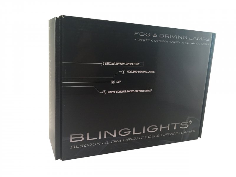 Halo Angel Eye Fog Lamp Light Kit For 2009 2017 Chevrolet Aveo T250 White Hybrid Driving Beam Lamps With Led Rings And Wiring